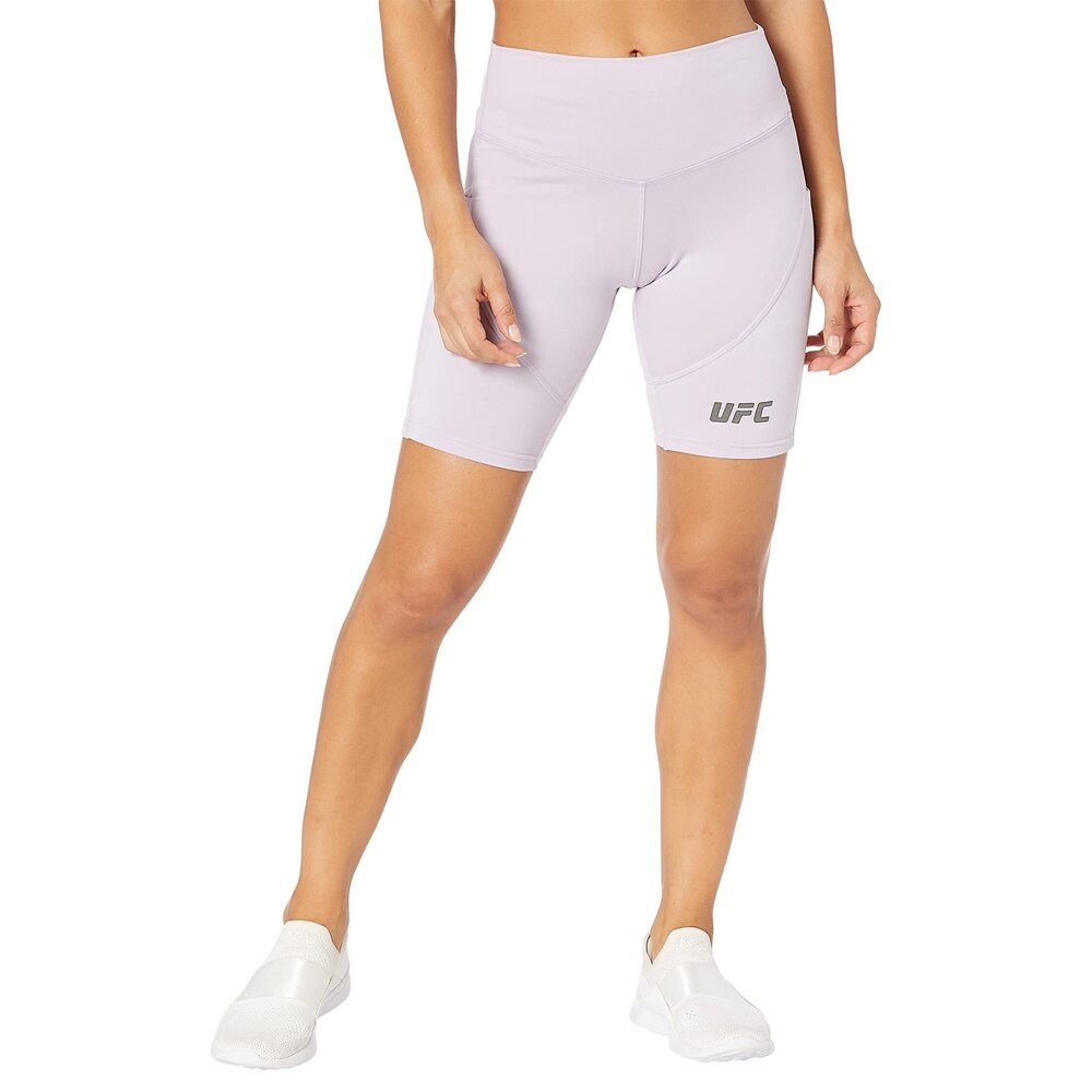 UFC Women's 9" Workout Shorts Lavender Frost MD